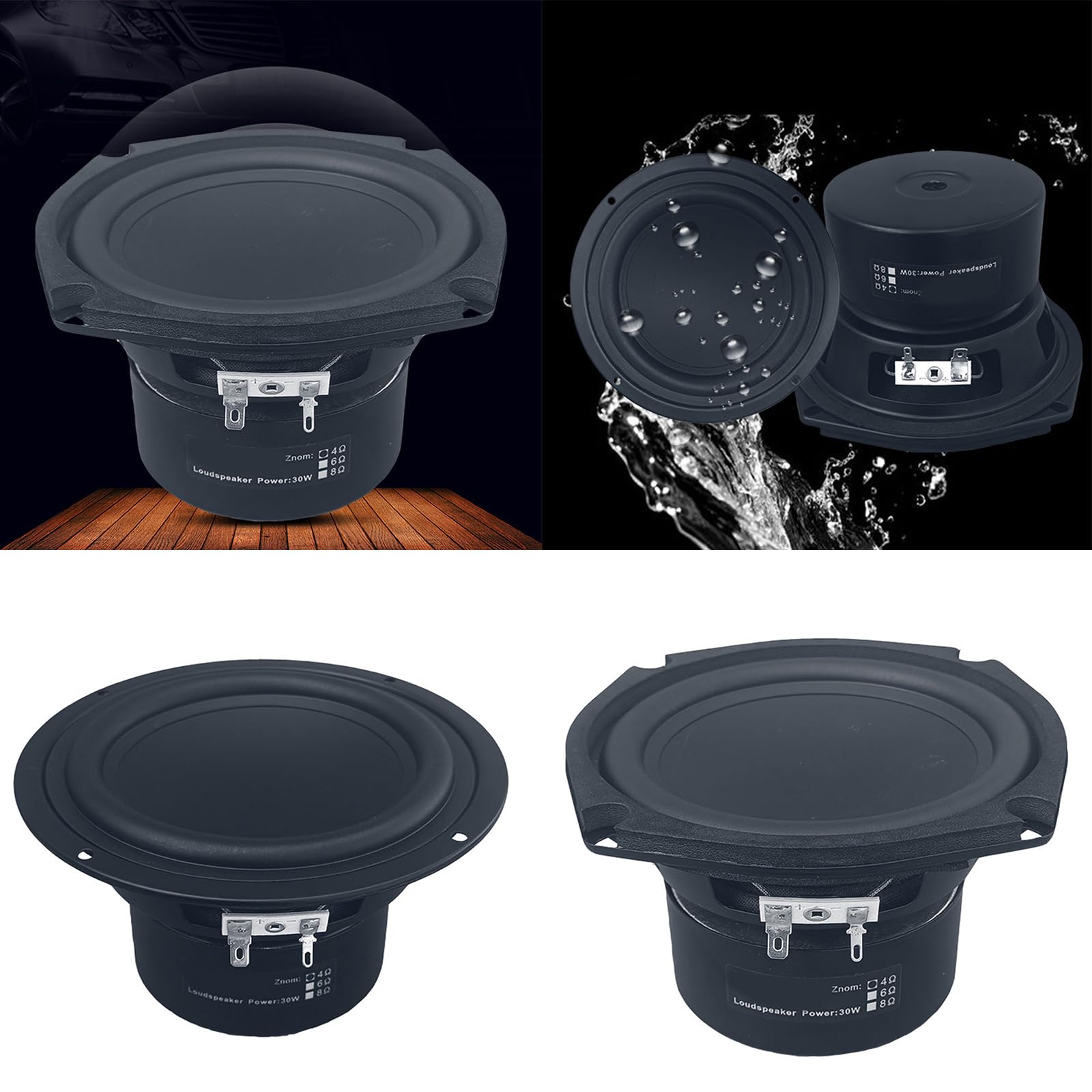 Amazon.co.jp: 5.25インチ低周波数サブウーファースピーカーは、豊かな